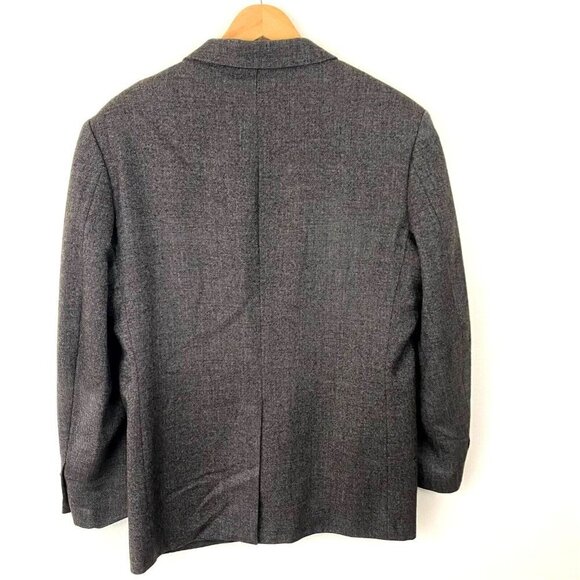 Indochino Men's Blazer Suit Jacket Size 41 Brown Wool Single-Breasted 2 Button - Picture 2 of 16